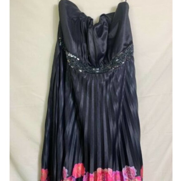 NWT City Chic Maxi Helena Border Strapless Dress size 20 Plus Homecoming - Picture 4 of 5